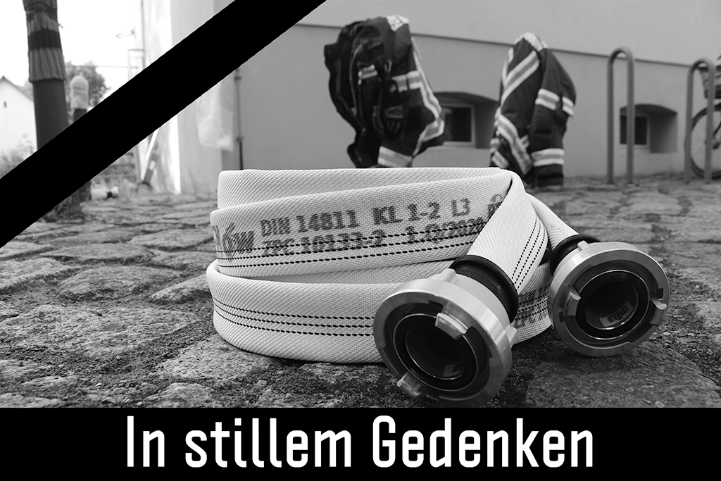 Trauer um verstorbene Feuerwehrkameraden